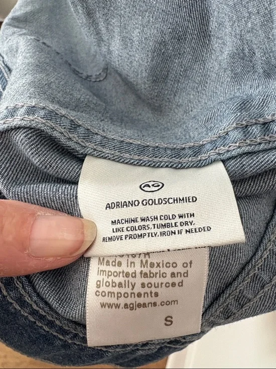 AG Adriano Goldschmied Denim Jean Jacket - Picture 11 of 12